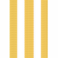 Yellow Mono-Stripe Grosgrain Ribbon