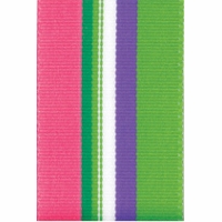 Pink and Green Freemont Stripe