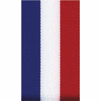 Red White and Blue Tri-Stripe Grosgrain Ribbon