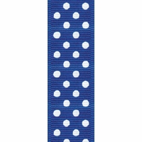 Century Blue Confetti Dot Ribbon by Offray