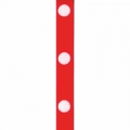 3/8" Hot Red/White
